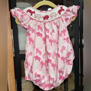 Poppy Kids Co. Smocked bubble animal cookies crackers rainbow sprinkle baby girl